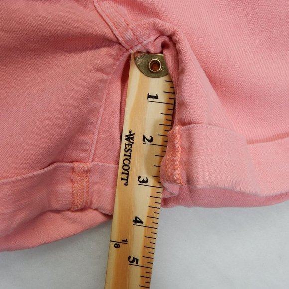 Pilcro and Letterpress No. 27 Mid Rise Shorts Pink Women's Pink Size 27 - Picture 9 of 13